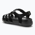 Női Crocs Splash fényes Fisherman szandál fekete 3