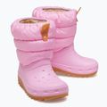 Gyerek hócsizma Crocs Classic Neo Puff pink tweed/gum 10