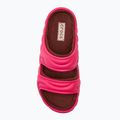 Crocs Classic Cozzzy Overpuff szandál sárkánygyümölcs flip flopok 5