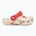 Crocs Classic Heart Print Clog homokkő gyermek flip-flopok 3