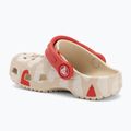 Crocs Classic Heart Print Clog homokkő gyermek flip-flopok 4