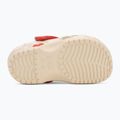 Crocs Classic Heart Print Clog homokkő gyermek flip-flopok 5