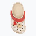 Crocs Classic Heart Print Clog homokkő gyermek flip-flopok 6