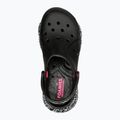 Női flip-flopok SKECHERS JGoldcrown Max Cushioning Foamies Love True fekete 4