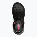 Női papucs SKECHERS JGoldcrown Max Cushioning Foamies Love True black 12