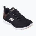 SKECHERS női cipő Flex Appeal 4.0 Wild Ballad fekete/leopárd 2