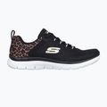 SKECHERS női cipő Flex Appeal 4.0 Wild Ballad fekete/leopárd