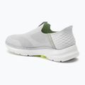 Férfi SKECHERS Slip-ins Go Walk 6 Easy On szürke/szürke/zöld cipő 3
