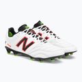 New Balance 442 V2 Pro FG férfi futballcipő fehér és fekete MS41FWD2.D.095 4
