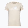 Női New Balance Essentials Stacked Logo Co T-shirt bézs NBWT31546 5