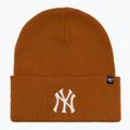 Téli sapka 47 Brand MLB New York Yankees Haymaker burnt orange