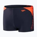 Speedo Hyper Boom Logo Splice gyermek úszónadrág navy/narancs színben 5