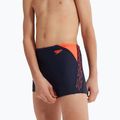 Speedo Hyper Boom Logo Splice gyermek úszónadrág navy/narancs színben 12