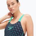 Speedo Medley Logo 1 Piece női fürdőruha navy/zöld 10