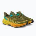 HOKA Speedgoat 5 férfi futócipő zöld-sárga 1123157-APFR 3