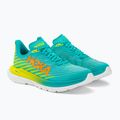 HOKA Mach 5 férfi futócipő kék/sárga 1127893-CEPR 3