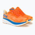 Férfi futócipő  HOKA Clifton 9 Wide vibrant orange/impala 4