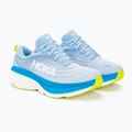 Férfi futócipő  HOKA Bondi 8 Wide airy blue/diva blue 5