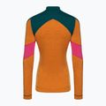 Női termoaktív pulóver Smartwool Merino Baselayer Colorblock 1/4 Zip Boxed marmalade heather 4