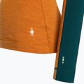 Női termoaktív pulóver Smartwool Merino Baselayer Colorblock 1/4 Zip Boxed marmalade heather 6