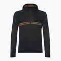 Férfi Smartwool Intraknit Merino Tech deep navy-fox barna termikus melegítő pulóver 3