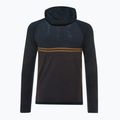 Férfi Smartwool Intraknit Merino Tech deep navy-fox barna termikus melegítő pulóver 4