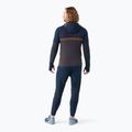 Férfi Smartwool Intraknit Merino Tech deep navy-fox barna termikus melegítő pulóver 2
