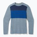 Férfi termoaktív pulóver Smartwool Thermal Merino Baselayer Colorblock Crew Boxed pewter blue 3