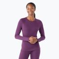 Női termoaktív pulóver Smartwool Merino 250 Baselayer Crew Boxed purple iris heather