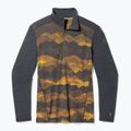 Férfi thermo hosszú ujjú Smartwool Merino 250 Baselayer 1/4 Zip Boxed charcoal mtn scape 3