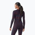 Női thermo hosszú ujjú Smartwool Merino 250 Baselayer Crew Boxed purple iris digi plaid 2