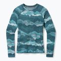 Női Smartwool Merino 250 Baselayer Crew dobozos thermo póló twilight blue mtn scape 6