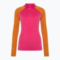 Női thermo hosszú ujjú Smartwool Classic Thermal Merino Baselayer 1/4 Zip Boxed power pink 3