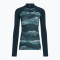 Női termoaktív pulóver Smartwool Classic Thermal Merino Baselayer 1/4 Zip Boxed twilight 3