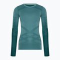 Női termoaktív pulóver Smartwool Intraknit Thermal Merino Baselayer Pattern Crew cascade 3