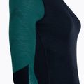 Női termoaktív pulóver Smartwool Intraknit Thermal Merino Baselayer Colorblock 1/4 Zip navy 5