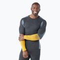 Férfi termoaktív pulóver Smartwool Intraknit Thermal Merino Baselayer Colorblock Crew charcoal