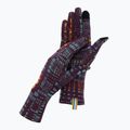 Smartwool Thermal Merino túrakesztyű lila írisz digi kockás
