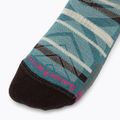 Női trekking zokni Smartwool Hike Light Cushion Under The Stars Crew kaskád zöld 3
