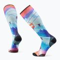 Sízokni Smartwool Ski Zero Cushion Ski Day Print OTC laguna blue