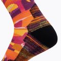 Smartwool női trekking zokni Hike Light Cushion Bear Country Print Crew narancssárga rozsda 4