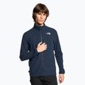 Férfi gyapjú pulóver The North Face 100 Glacier Full Zip csúcstalálkozó navy