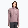 Női gyapjú pulóver The North Face 100 Glacier Fz fawn szürke