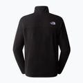 Férfi gyapjú pulóver The North Face 100 Glacier 1/4 Zip fekete 2