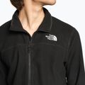 Férfi gyapjú pulóver The North Face 100 Glacier Full Zip fekete 4