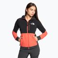 Női pehelypaplan The North Face Dawn Turn Hybrid Ventrix Hoodie sugárzó narancssárga/fekete/aszfalt szürke