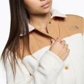 Női pulóver The North Face Cragmont Fleece Shacket gardenia white/almond butter 3