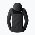 Női The North Face Homesafe Full Zip Fleece Hoodie fekete/aszfalt szürke csíkos/fekete 6