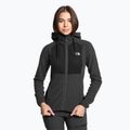 Női The North Face Homesafe Full Zip Fleece Hoodie fekete/aszfalt szürke csíkos/fekete