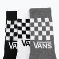 Férfi zokni Vans Classic Check Crew 3 db black/white 6